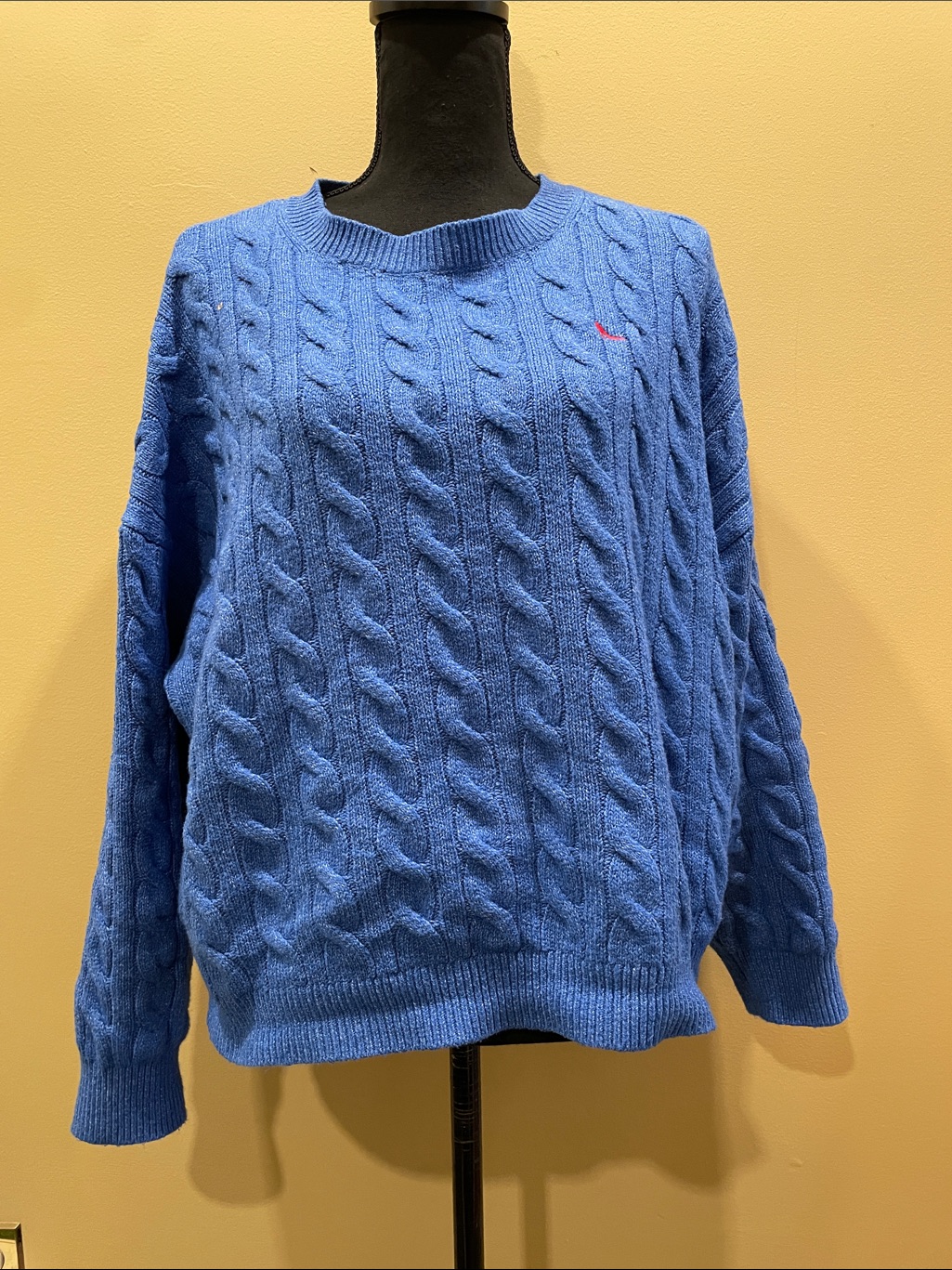 Devil Wears Prada 2 X Old Navy Cerulean Blue Sweater Xl Vogue Madonna Lady Gaga
